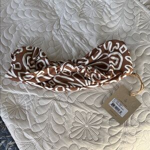 Stone Fox Swim LELE Top in Rawhide Swirl